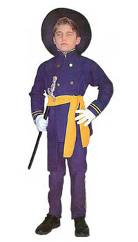 Child Civil War Union Officer Costume