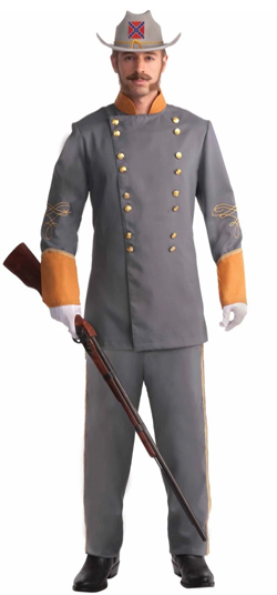 Adult Confederate Officer Halloween Costume