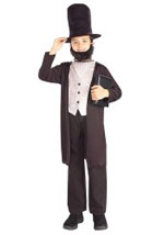 Kid Abraham Lincoln Child Halloween Costume
